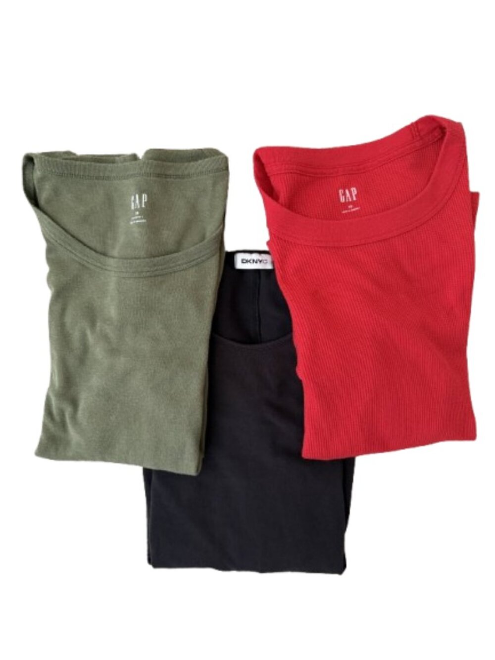 Lot of 3 Long Sleeve Tee GAP and DKNY size XS
